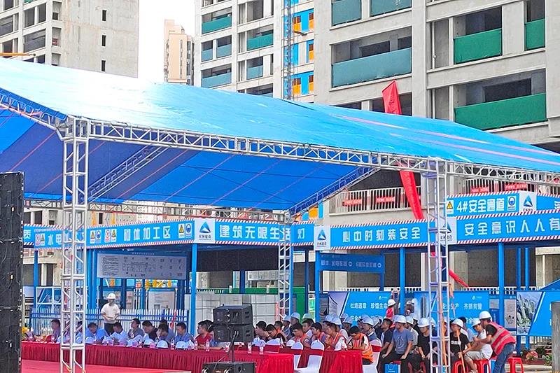 越秀湘江星汇城举,长沙安全文明工地观摩会,筑邦鸿昇 越秀湘江星汇城举,长沙安全文明工地观摩会,筑邦鸿昇