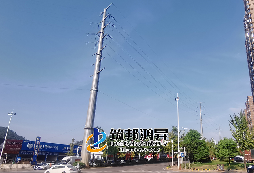 电力钢管杆塔现场案例