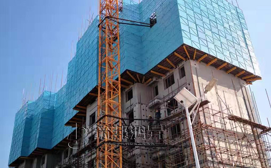 新型拉杆式工字钢悬挑架