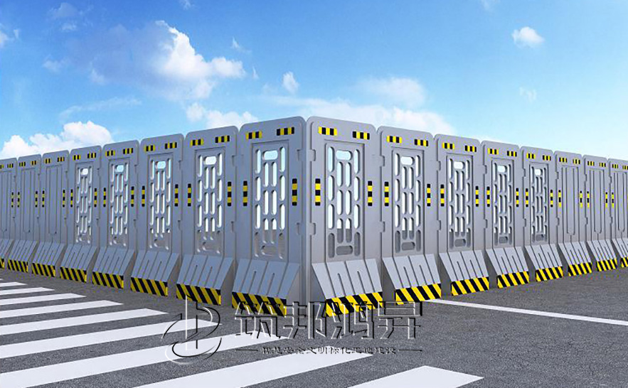 长沙水马围挡效果图